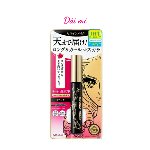 [Chính hãng] Mascara siêu bên chống trôi giúp giữ nếp cong Kissme Heroine Nhật Bản (mẫu mới)