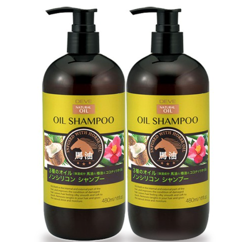 Dầu Xả Chiết Xuất Từ Dầu Ngựa, Dầu Dừa và Dầu Hoa Trà Deve 480ml Nội Địa Nhật