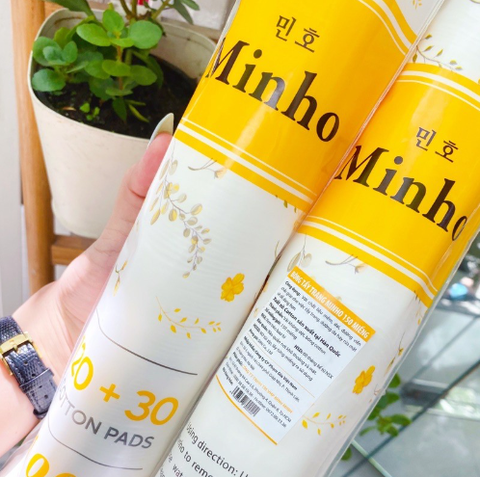 Bông Tẩy Trang Minho 150 Miếng/230 Miếng Hàng Chính Hãng