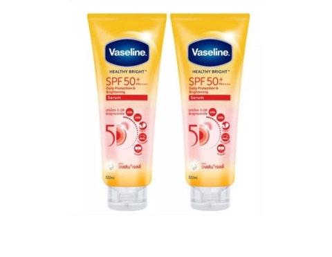 Serum Chống Nắng Cơ Thể Vaseline Dưỡng Sáng Da 320ml Healthy Bright Sun + Pollution Protection SPF 50+ PA++++