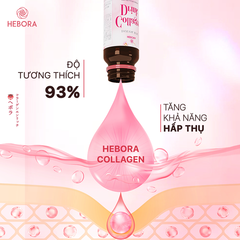 Nước Uống Hebora Collagen Drink Nhật Bản (Set 10 Chai)