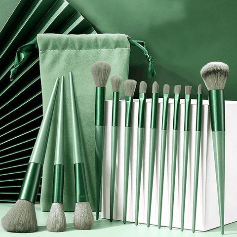 Bộ 13 Cọ Trang Điểm Mềm Mại Đa Năng Tiện Dụng Có Túi Đựng