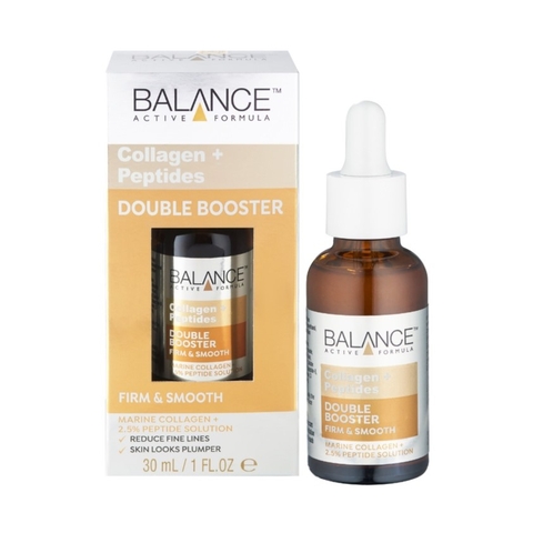 Tinh chất Balance Active Formula Collagen + Peptides Double Booster 30ml