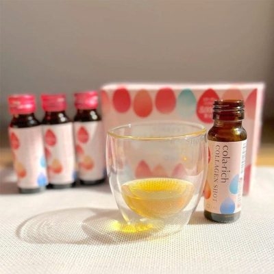 Nước Uống Đẹp Da Cola-rich Collagen Shot Q'SAI 5000mg Nhật Bản Hộp 50ml x 10 Lọ