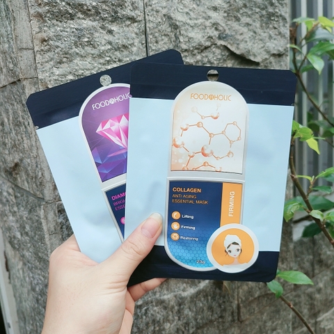 Combo 10 Miếng Mặt Nạ Foodaholic Essential Mask Cung Cấp Vitamin, Dưỡng Chất Cho Da, Chăm Sóc Da Toàn Diện 23g Hàn Quốc