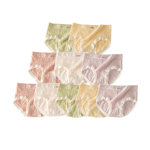 [Mã S05] Combo 10 quần lót nữ cotton kháng khuẩn, quần lót nữ gắn nơ chất cotton siêu đẹp (Giao màu ngẫu nhiên)