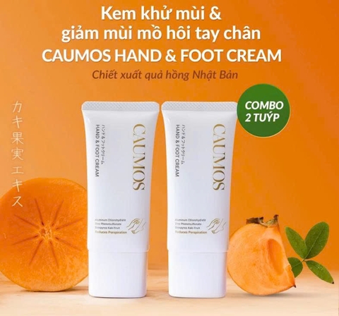 Kem Khử Mùi Hôi Chân Tay Caumos Hand & Foot Cream Giúp Khô Thoáng Giảm Tiết Mồ Hôi