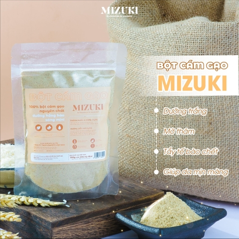 Combo Sữa rửa mặt Senka sạch sâu sáng da (trắng) & Bột cám gạo nguyên chất Mizuki trắng da bật tone