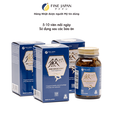 Viên Uống Bổ Xương Khớp Fine Japan Shark Cartilage 520 Viên