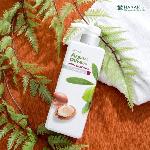 Dầu Gội, Dầu Xả Beaua Chiết Xuất Từ Dầu Argan Và Dầu Olive Nhật Bản 550ml