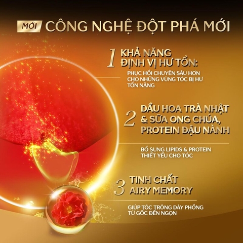 Dầu gội xả Phục hồi ngăn rụng tóc Premium Volume & Repair Tsubaki 490ml