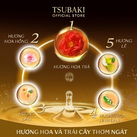 Dầu gội xả Phục hồi ngăn rụng tóc Premium Volume & Repair Tsubaki 490ml