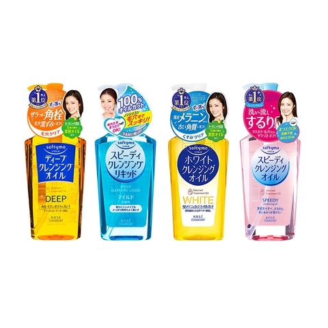 Dầu tẩy trang Kose Softymo làm sạch sâu nhẹ dịu Cleansing Oil 230ml Nhật Bản