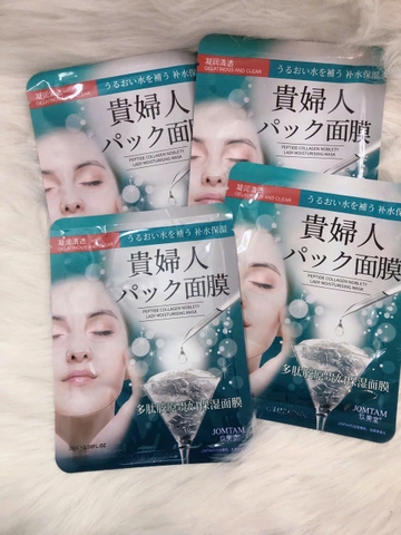 Mặt Nạ Thuỷ Tinh Collagen Trong suốt JOMTAM Cấp Nước Dưỡng Da Trắng Mịn