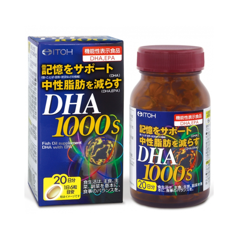 Viên uống bổ não DHA 1000s Nhật Bản 120 viên