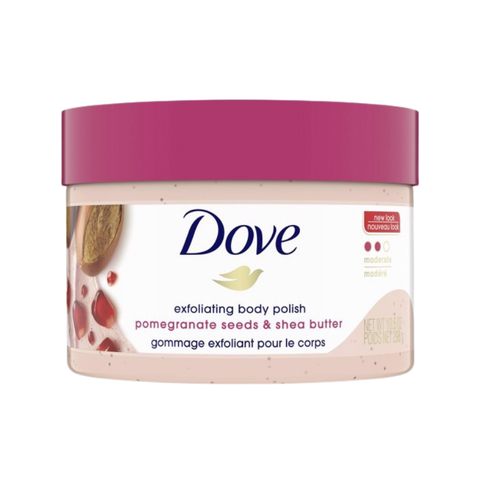 Tẩy Da Chết Toàn Thân DOVE Exfoliating Body Polish 298g Bản Mỹ - Lựu Đỏ