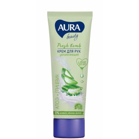 Kem Dưỡng Da Tay Aura Làm Mềm Da Tay Chân Giảm Nứt Nẻ Aura Beauty Cream Nga 75g