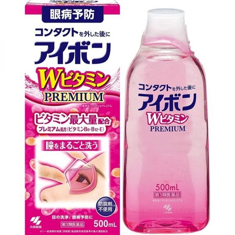 Nước Rửa Mắt Eyebon W Vitamin Kobayashi Nhật Bản 500ml