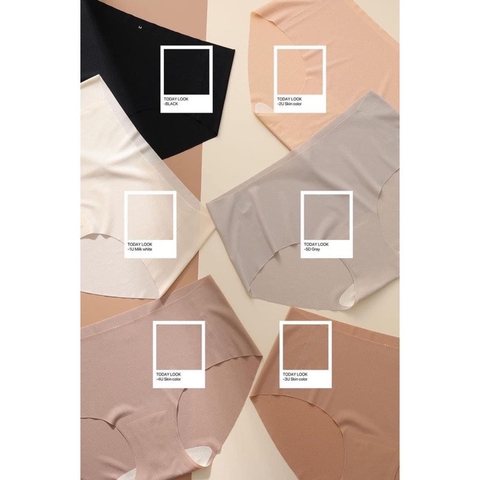 [Mã S09] Set 6 quần lót nữ không đường may su thạch tàng hình mỗi chiếc 1 hộp sang trọng dưới 70kg