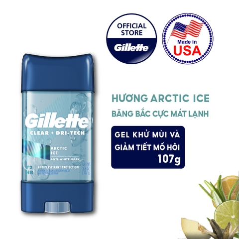 [Chính hãng] Gel Ngăn Tiết Mồ Hôi và Khử Mùi Gillette 107g