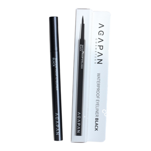 Kẻ Mắt Không Lem, Lâu Trôi AGAPAN Waterproof Eyelier Black Hàn Quốc - Màu Đen