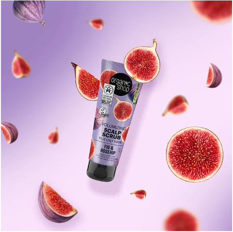 Tẩy Da Chết Cho Da Đầu Organic Shop Chiết Xuất Từ Quả Vả Và Dầu Tầm Xuân Bản Anh 75ml