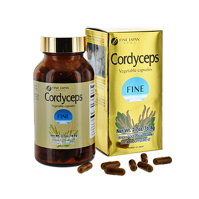 Viên Uống Đông Trùng Hạ Thảo Fine Japan Cordyceps Nhật Bản 120 Viên