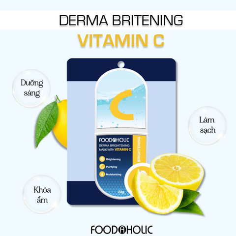 Mặt Nạ Giấy Foodaholic Essential Mask Cung Cấp VItamin Và Dưỡng Chất Cho Da, Chăm Sóc Da Toàn Diện 23g Hàn Quốc