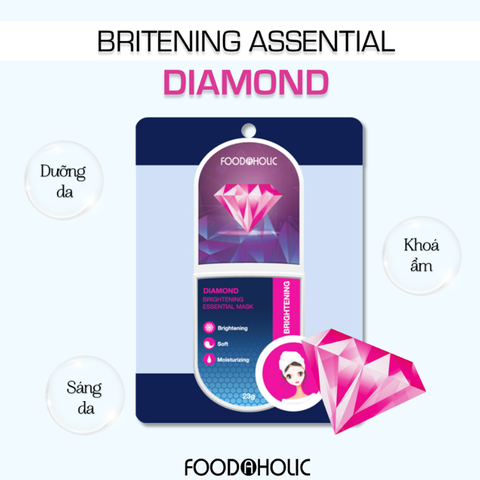 Mặt Nạ Giấy Foodaholic Essential Mask Cung Cấp VItamin Và Dưỡng Chất Cho Da, Chăm Sóc Da Toàn Diện 23g Hàn Quốc