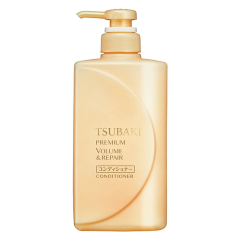 Dầu gội xả Phục hồi ngăn rụng tóc Premium Volume & Repair Tsubaki 490ml