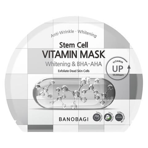 Mặt Nạ Dưỡng Sáng Da, Dưỡng Ẩm, Nâng Cơ, Làm Dịu Và Phục Hồi Da Banobagi Stem Cell Vitamin Mask
