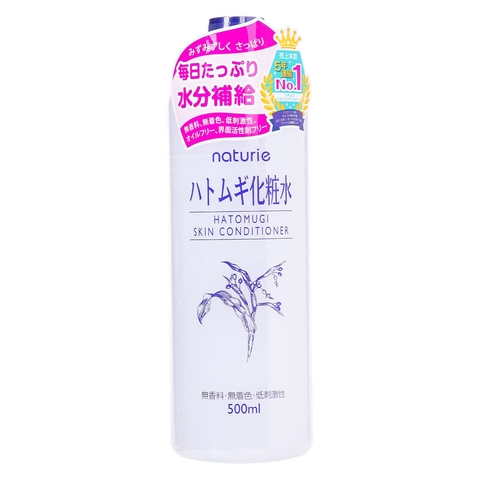 Nước Cân Bằng Naturie Dưỡng Ẩm Da Từ Hạt Ý Dĩ Skin Conditioner 500ml