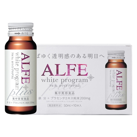 Collagen uống ALFE White Program hỗ trợ giảm nám và sạm da Hộp 10 chai x 50ml