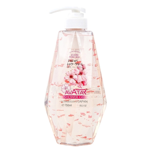 Sữa Tắm Avatar Hương Nước Hoa Thơm Mịn Da Jojoba Bông Hoa Jojoba Shower Gel Nhật Bản