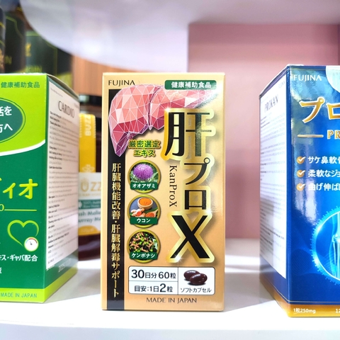 Viên Uống Hỗ Trợ Giải Độc Gan KanProX FUJINA 60 Viên