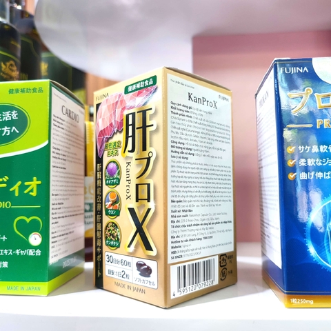 Viên Uống Hỗ Trợ Giải Độc Gan KanProX FUJINA 60 Viên