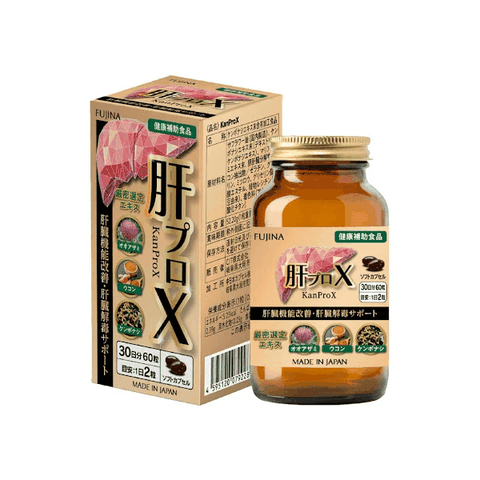 Viên Uống Hỗ Trợ Giải Độc Gan KanProX FUJINA 60 Viên