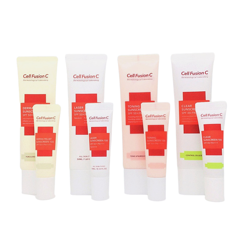 Kem chống nắng Cell Fusion C Laser/Clear/Toning Suncreen SPF50+/PA++++ Hàn Quốc 50ml