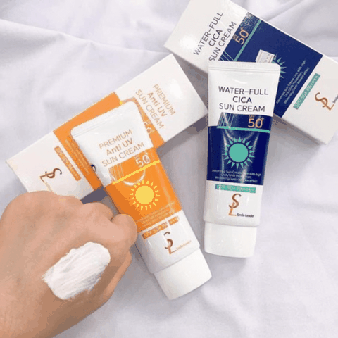 Kem Chống Nắng Nâng Tông Smile Leader Sun Cream SPF50+ 60ml Hàn Quốc