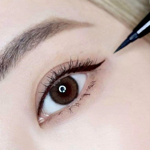 Kẻ Mắt Không Lem, Lâu Trôi AGAPAN Waterproof Eyelier Black Hàn Quốc - Màu Đen