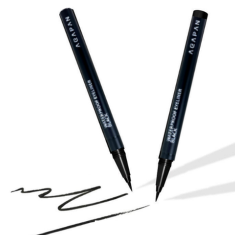 Kẻ Mắt Không Lem, Lâu Trôi AGAPAN Waterproof Eyelier Black Hàn Quốc - Màu Đen