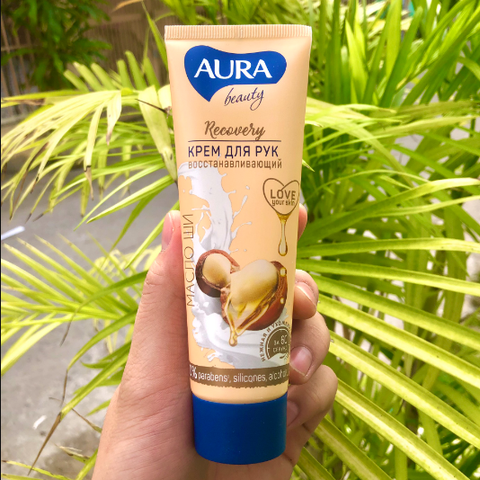 Kem Dưỡng Da Tay Aura Làm Mềm Da Tay Chân Giảm Nứt Nẻ Aura Beauty Cream Nga 75g