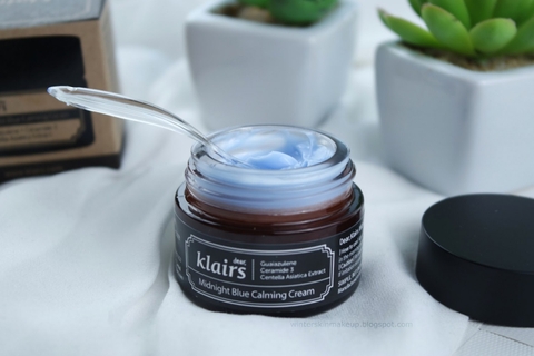 Kem Dưỡng Phục Hồi Da Ban Đêm Klairs Midnight Blue Calming Cream Hộp 30g