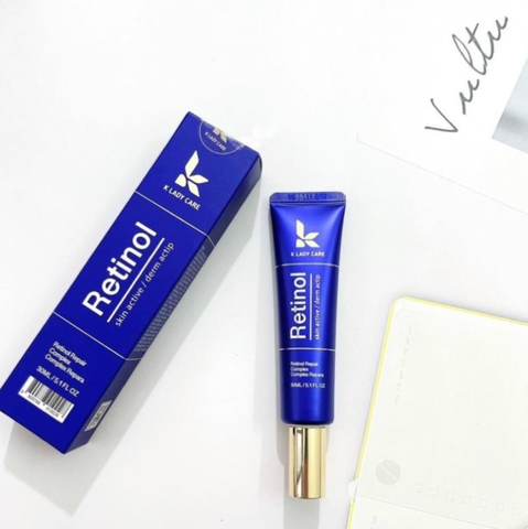 Kem Dưỡng Retinol 0.5% K LADY CARE 30ml Hàn Quốc - Dưỡng Trắng, Phục Hồi Trẻ Hóa Da, Ngăn Ngừa Lão Hóa