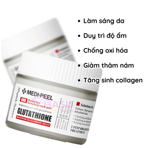 Kem Dưỡng Trắng Da, Mờ Thâm Nám, Làm Đều Màu Da Medi-Peel Bio-Intense Glutathione White Cream Hàn Quốc 50g