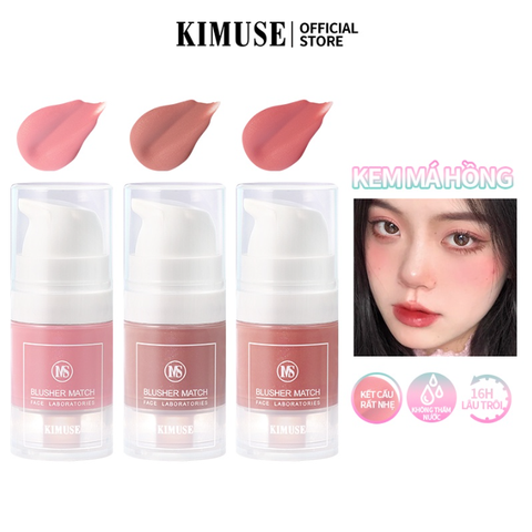 Kem Má Hồng Kimuse Chống Thấm Nước Và Mồ Hôi, Lâu Trôi 6ml