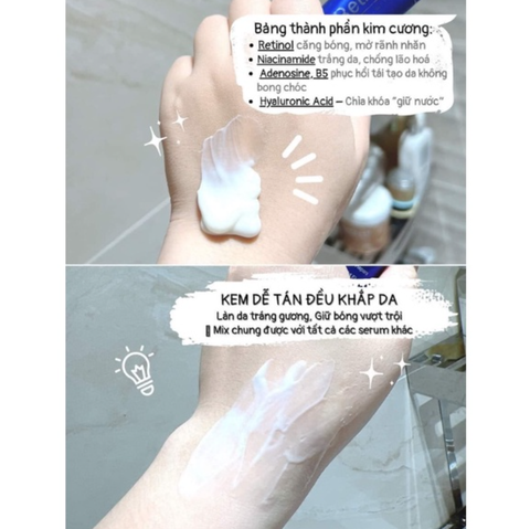 Kem Dưỡng Retinol 0.5% K LADY CARE 30ml Hàn Quốc - Dưỡng Trắng, Phục Hồi Trẻ Hóa Da, Ngăn Ngừa Lão Hóa