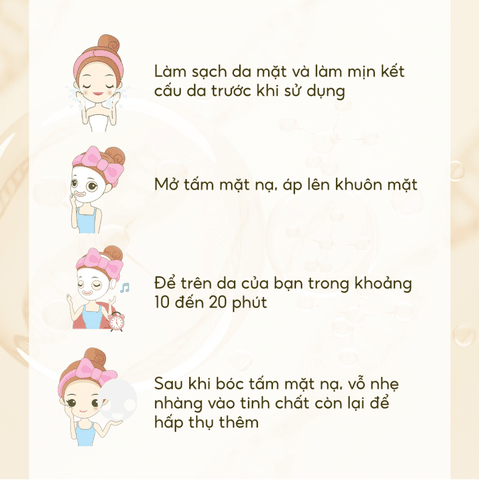 Hộp 10 mặt nạ tế bào gốc Tenzero dưỡng sáng da, phục hồi da, chống lão hoá 28ml