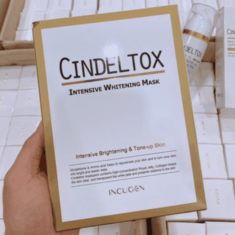 Mặt Nạ Ủ Trắng Chuyên Sâu Incugen Cindel Tox Intensive Whitening Mask Hàn Quốc