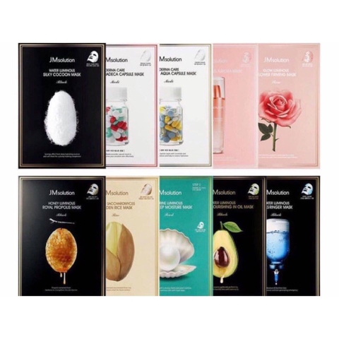 Lẻ Miếng Mặt nạ JM Solution Dưỡng Trắng Căng Bóng Da 30ml